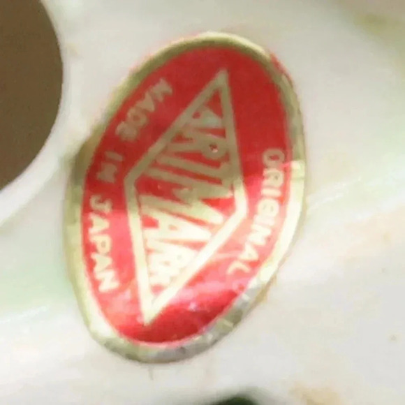 Vintage Acorn & Leaves Porcelain Figurine Autumn Fall Nut ArtMark Made in Japan - Picture 5 of 7